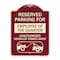 Signmission Reserved Parking for Employee of the Quarter Unauthorized Vehicles Towed Away, A-DES-BU-1824-23110 A-DES-BU-1824-23110 - alternate 1